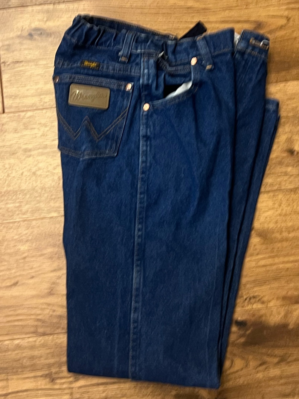 WRANGLER BOYS' COWBOY CUT DENIM JEANS Like new